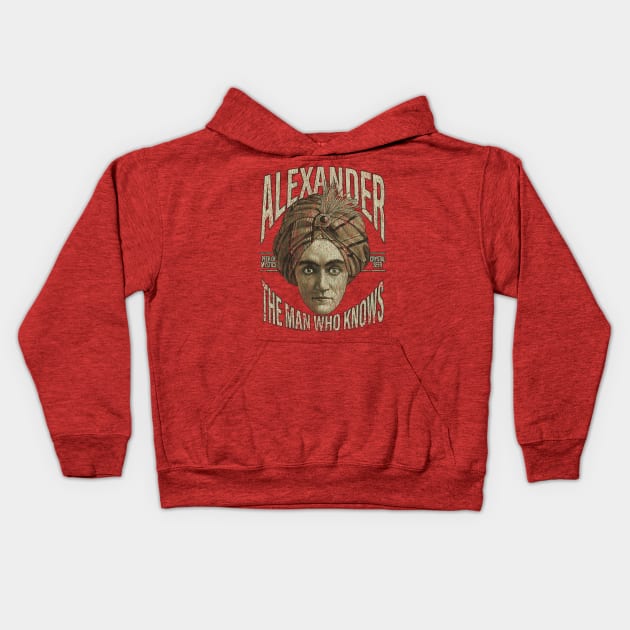 Alexander the Man Who Knows 1915 Kids Hoodie by JCD666